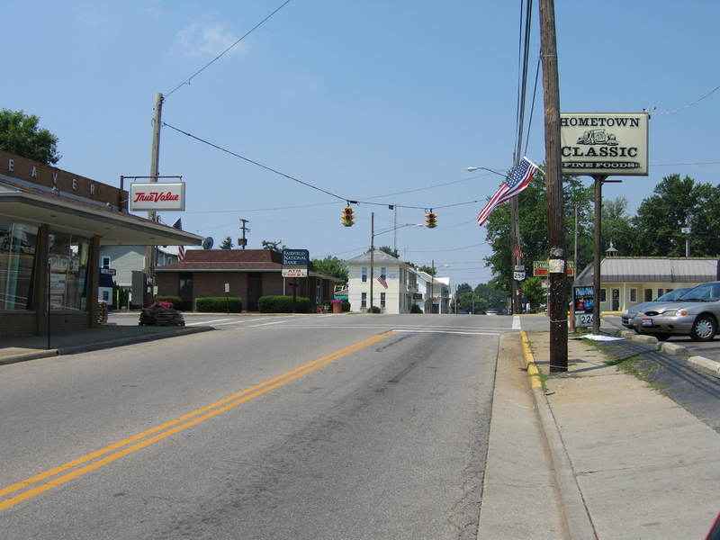 Baltimore, OH Main St. going towards Rome Side photo, picture, image
