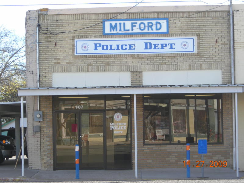 Milford, TX: The Milford Police Station