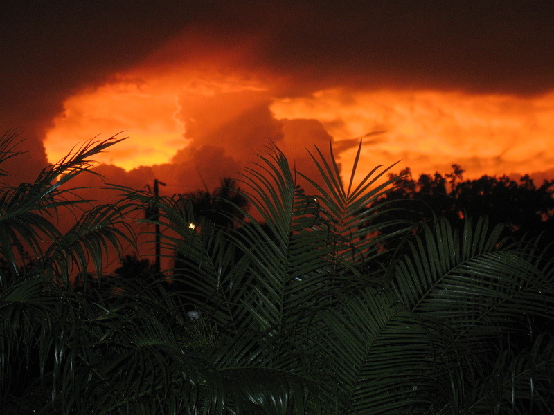Port Charlotte, FL: Summer Storm at Sunset