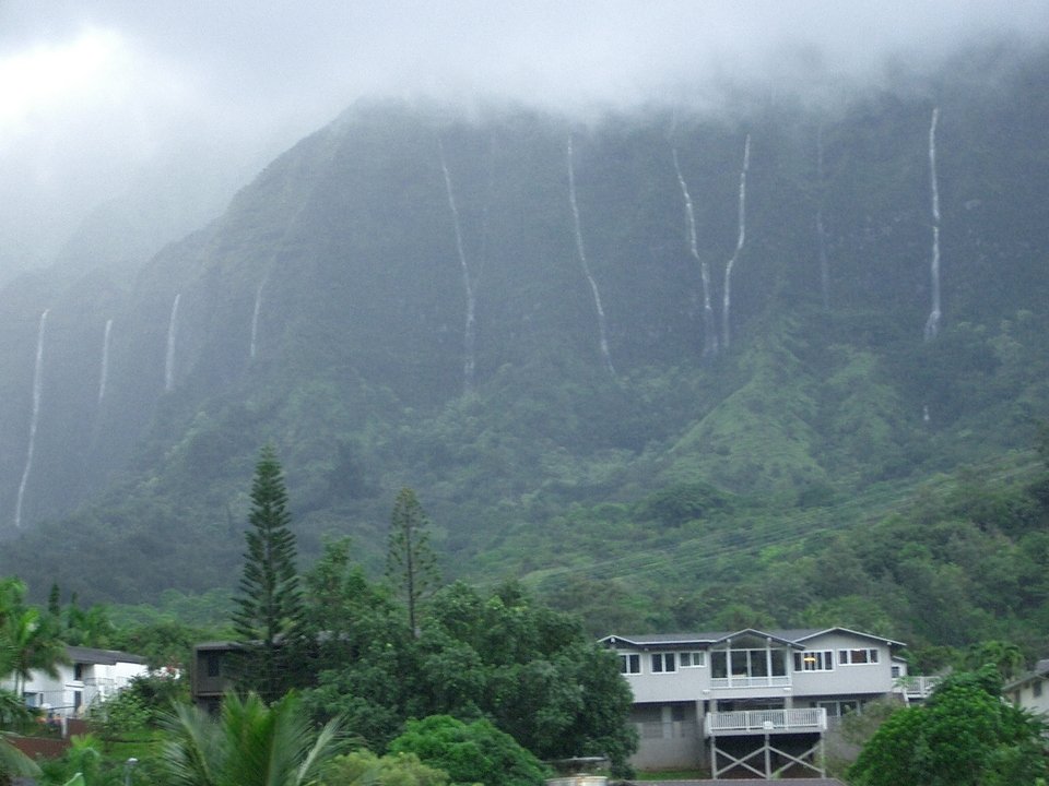 Maunawili, HI: Koolau Mountains from Maunawili Valley