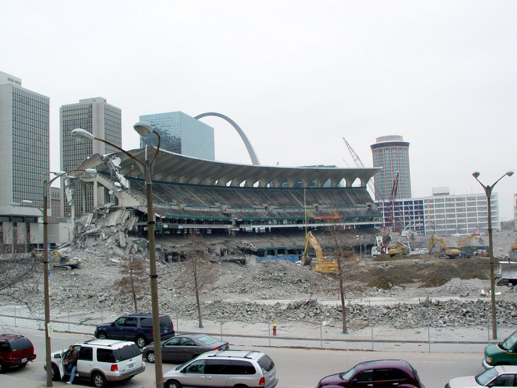 St. Louis, MO : The Decontruction of Busch Stadium photo, picture, image (Missouri) at 0