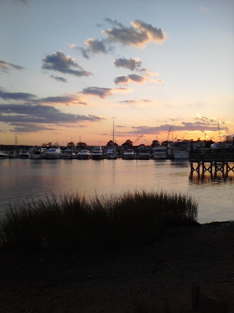 Port Washington, NY: A cool sunset!
