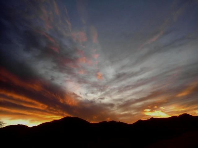 Black Canyon City, AZ: Sun set on west south west side of Black Canyon City/ Kings Ranch
