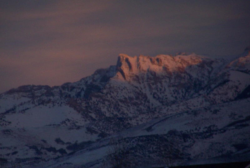 Spring Creek, NV: Ol Man In The Mountain