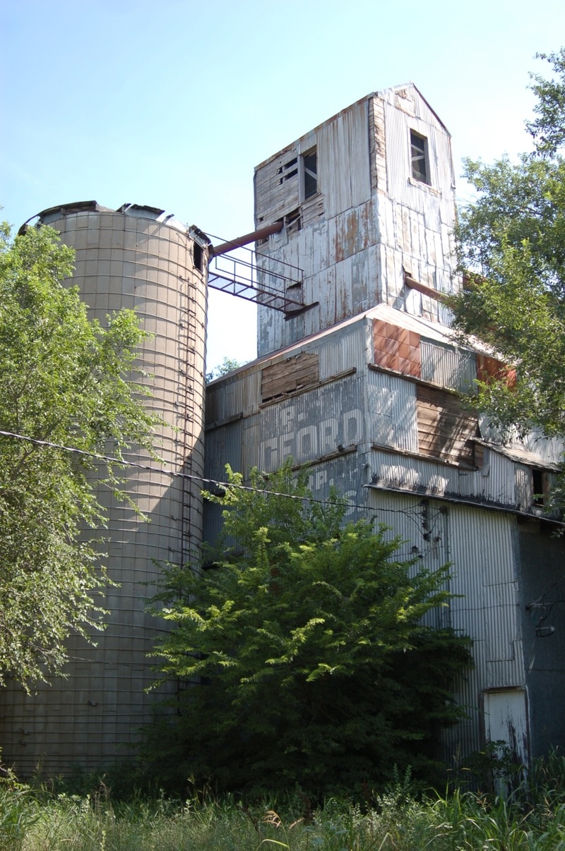 Caldwell, KS: The Old Wallingford Grain Elevator