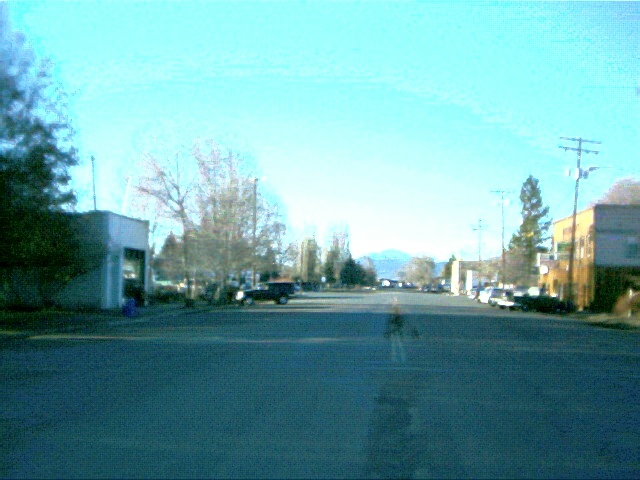 Tulelake, CA : Looking Into Town from Modoc Ave