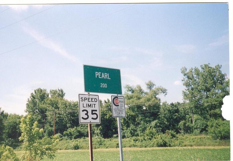 Pearl, IL: Welcome to Pearl sign