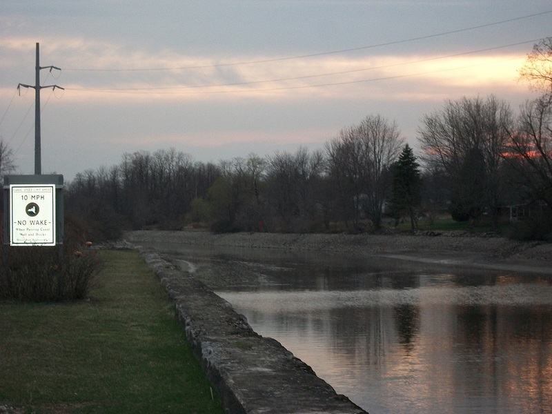 Palmyra, NY: Erie Canal- Palmyra looking in the direction of Macedon