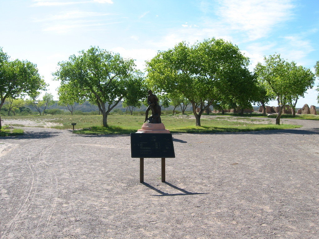 Mesilla, NM : Outside view of a museum on New Mexico early inhabitants