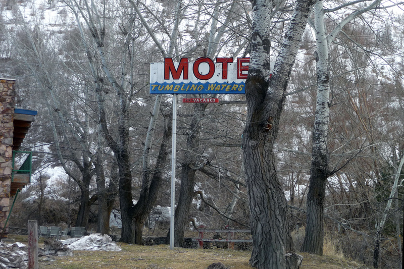 Lava Hot Springs, ID: Lava Hot Springs Tumbling Waters Motel Sign