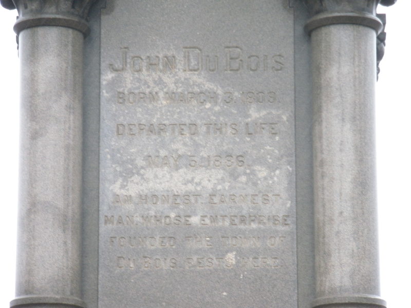 DuBois, PA: John DuBois Memorial. DuBois, PA.