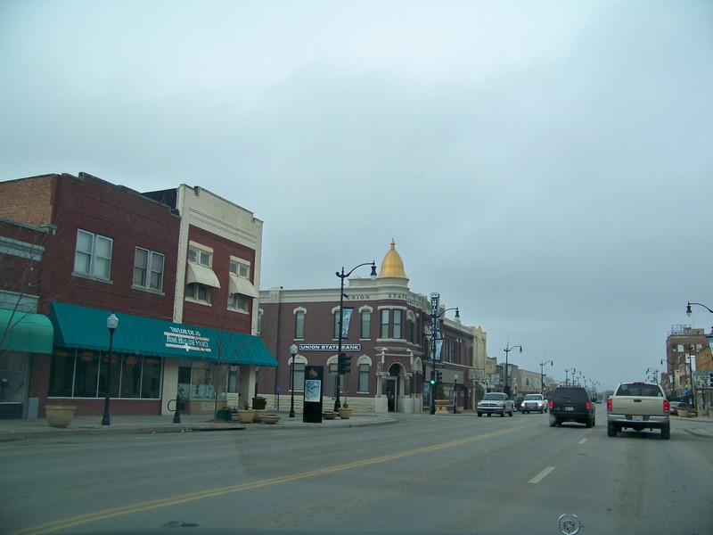 Arkansas City, KS: Arkansas City, Ks Main Street Looking North 3