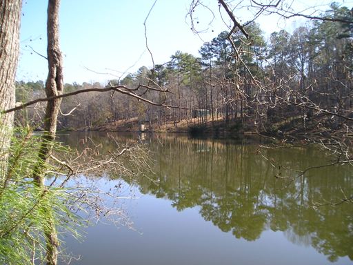 Grovetown, GA: A lake in a residential Grovetown, GA neighborhood