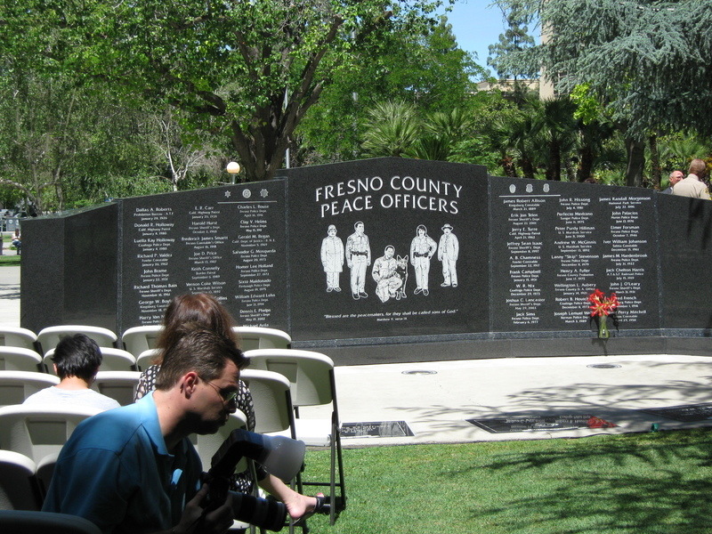 Fresno, CA: Peace Officer Memorial, Fresno Courthouse Park