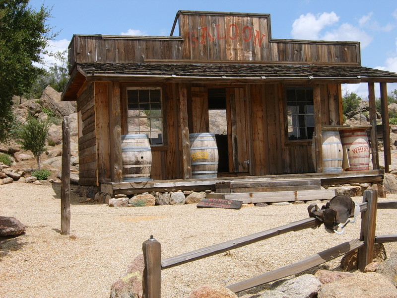 Yarnell, AZ Saloon at Big Tom's ghost town (top of the hill in