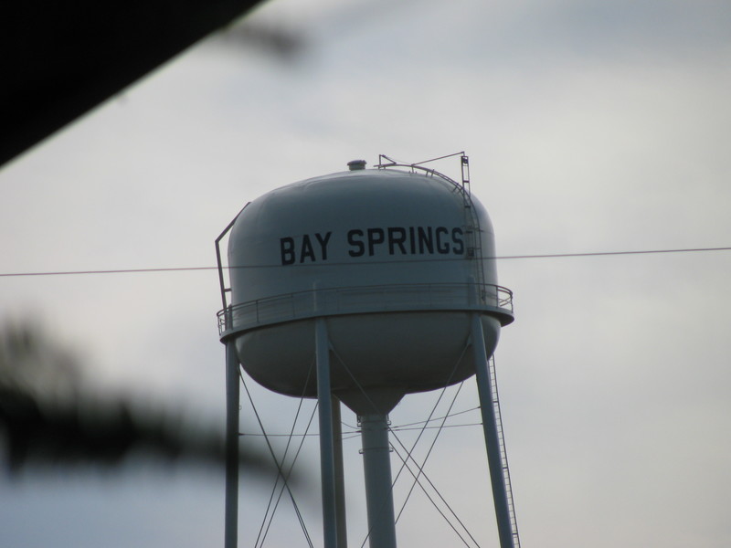 Bay Springs, MS: Overlooking the town