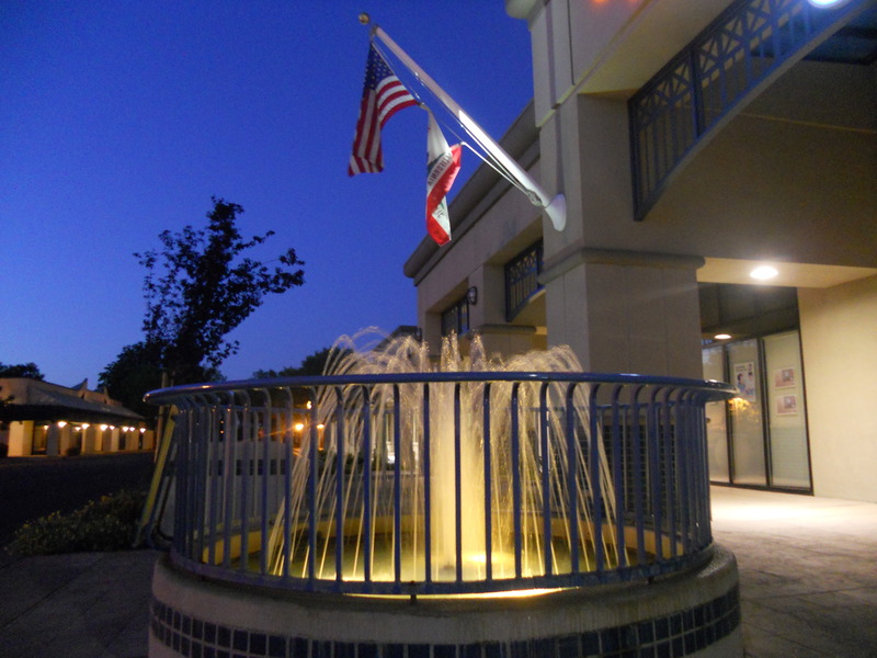 Coalinga, CA B.F. Sisk Fountain at Coalinga's City Hall photo
