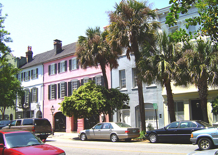 Charleston, SC: Rainbow Row, Charleston, South Carolina