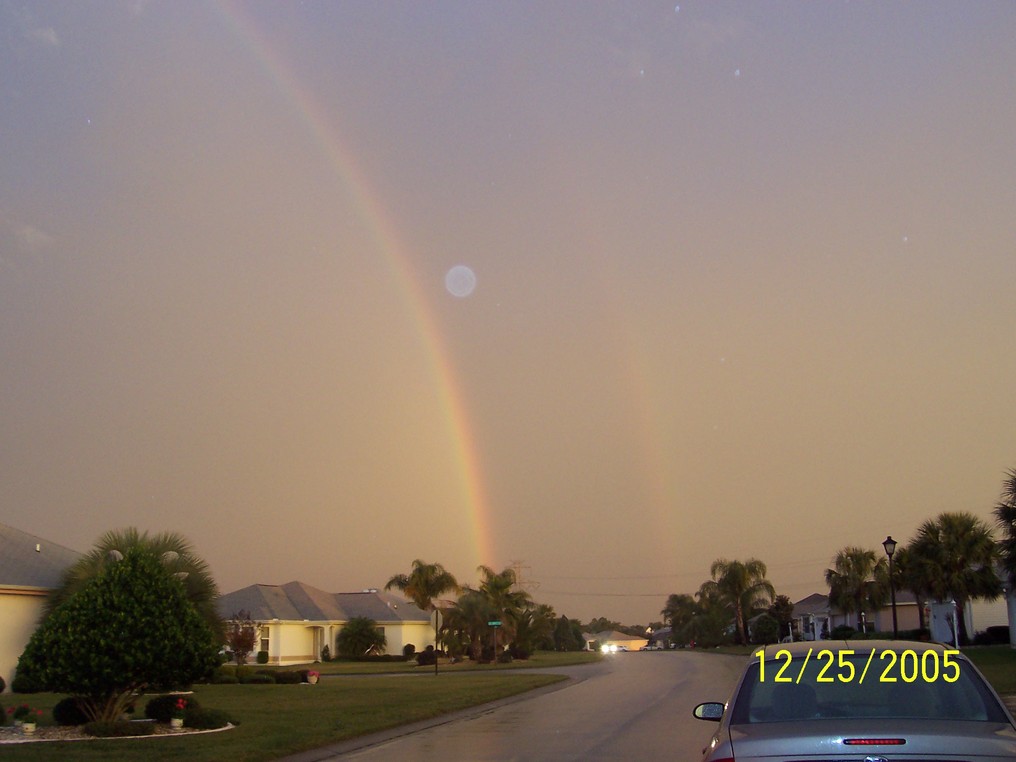 The Villages, FL Rainbow Early Christmas Day 2005 photo, picture, image (Florida) at