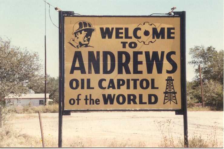 Andrews, TX: Andrews Sign
