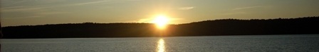 Clifton, NY: Sunset on Cranberry Lake, Town of Clifton.