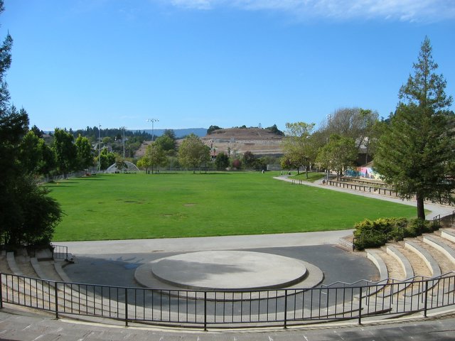 Scotts Valley, CA: Amphitheater and Ball fields at Vine Hill School