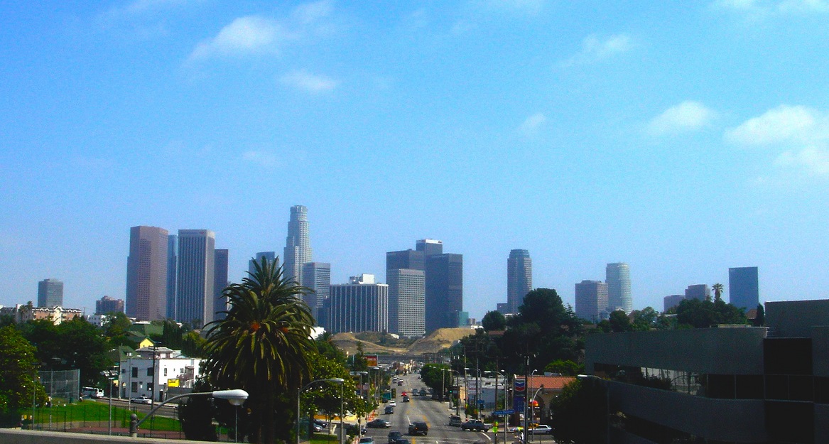 Los Angeles, CA: on a clear day