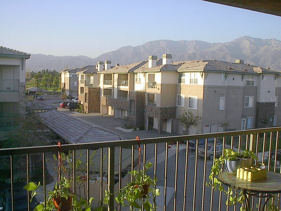 Rancho Cucamonga, CA: View from apartment, next to golf course, in Rancho Cucamonga 01/09/026
