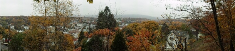 Bangor, PA: Panoramic view of Bangor from my perspective