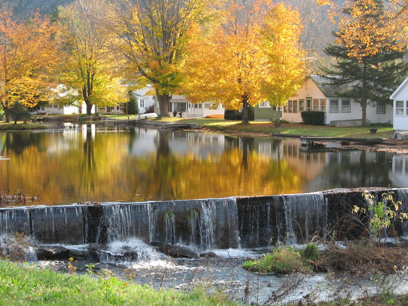 Wells, VT: The Falls of the Little Lake in Oct 2011