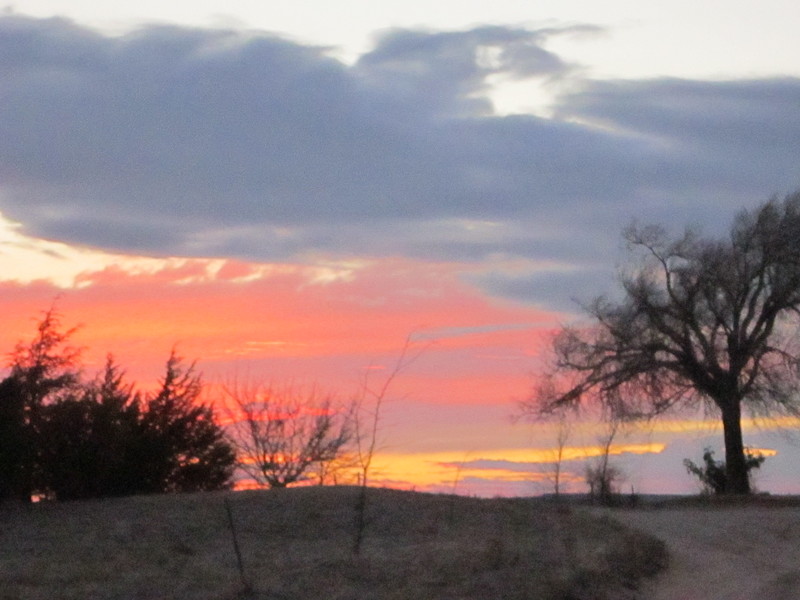 Stinnett, TX: Ranch at Sunset