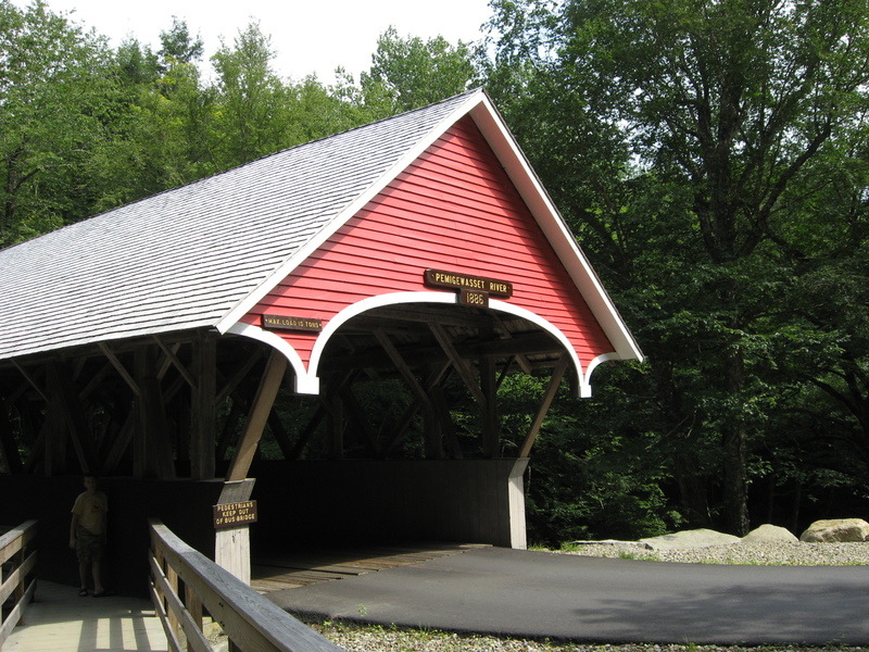 Franconia, NH: covered bridge Franconia Notch State Park
