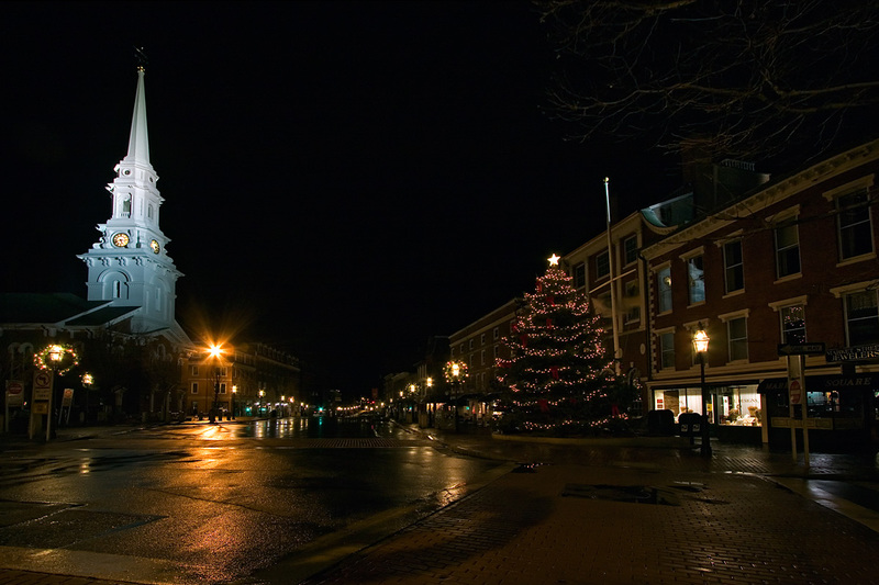 Portsmouth, NH: Market Square and North Church