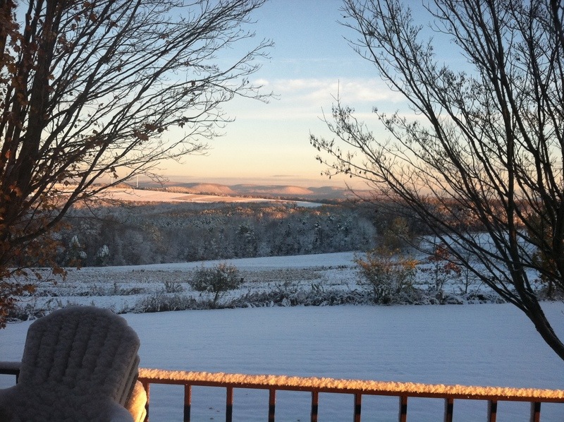 Cohocton, NY October 2011 Winter Comes Early in Cohocton photo