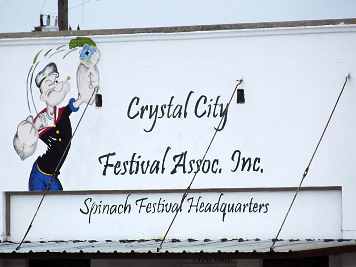Crystal City, TX: Spinach Festival Headquarters