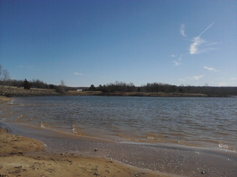 Longtown, OK: Picture of Lake Eufaula, taken 1-15-2012