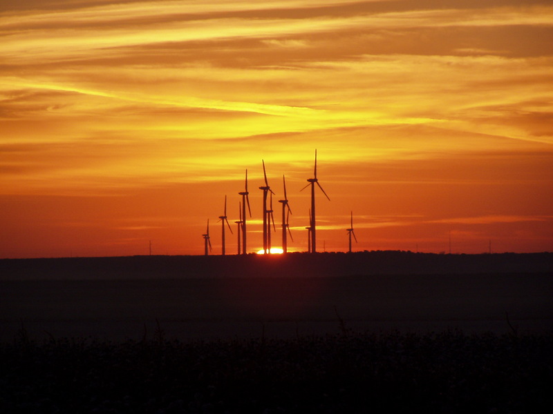 Sweetwater, TX: Wind turbines in Nolan County