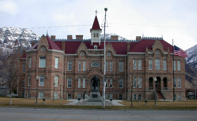 Provo, UT: Provo City Library ( old B.Y. High School )