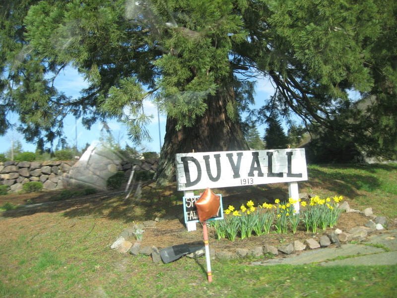 Duvall, WA: Entry Sign for Duvall