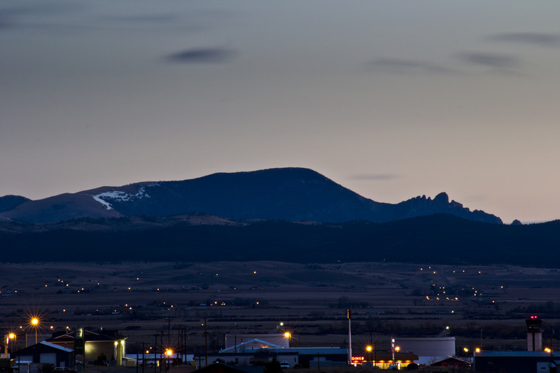 Sleepy Downtown Helena, MT After Snowfall