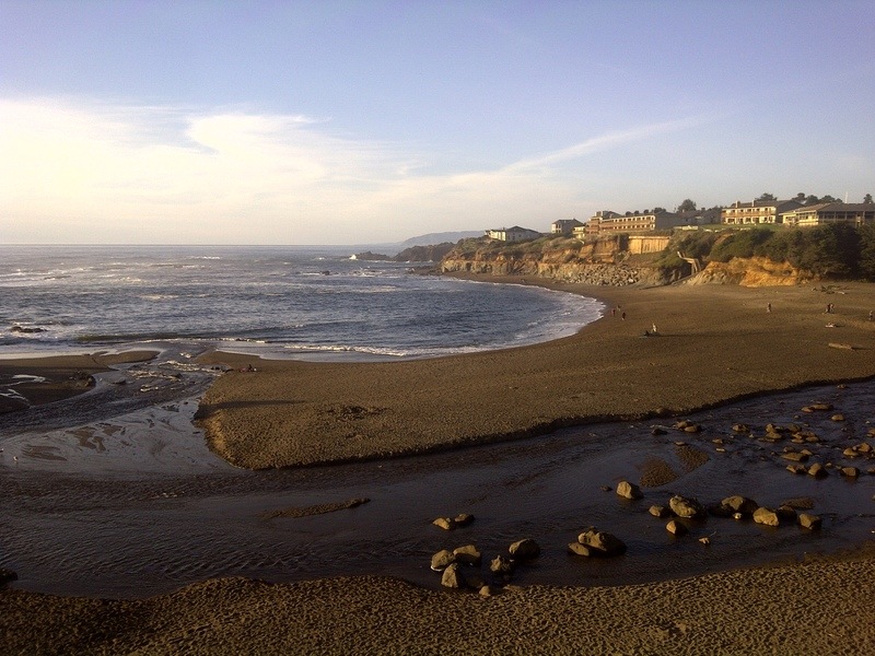 Lincoln Beach, OR: A picture of fogerty creek..