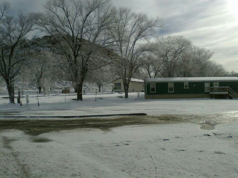 Keams Canyon, AZ Keams Canyon Trailer Park at Winter Time! photo