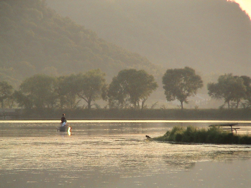 Winona, MN : evening fishing in Winona