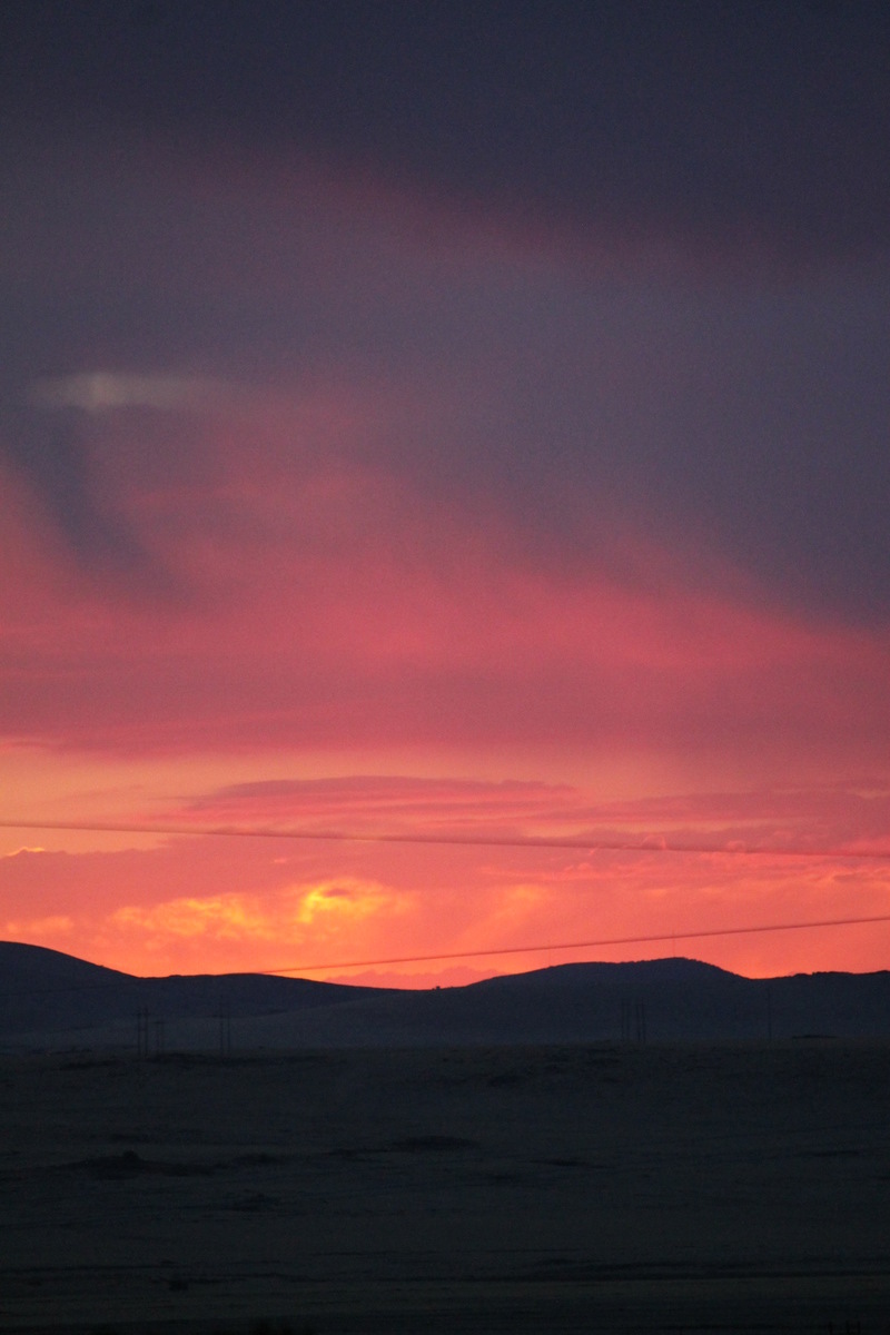 Eagar, AZ: sunset from Eagar AZ