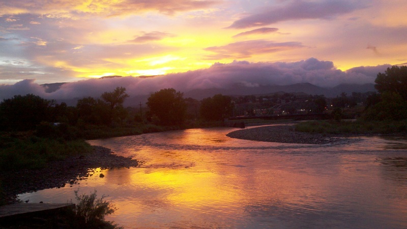 Rifle, CO: Sunset after a refreshing rain