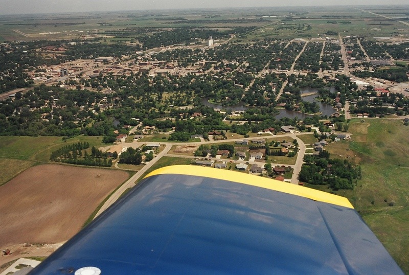 Jamestown, ND: James river,downtown,college,and airport
