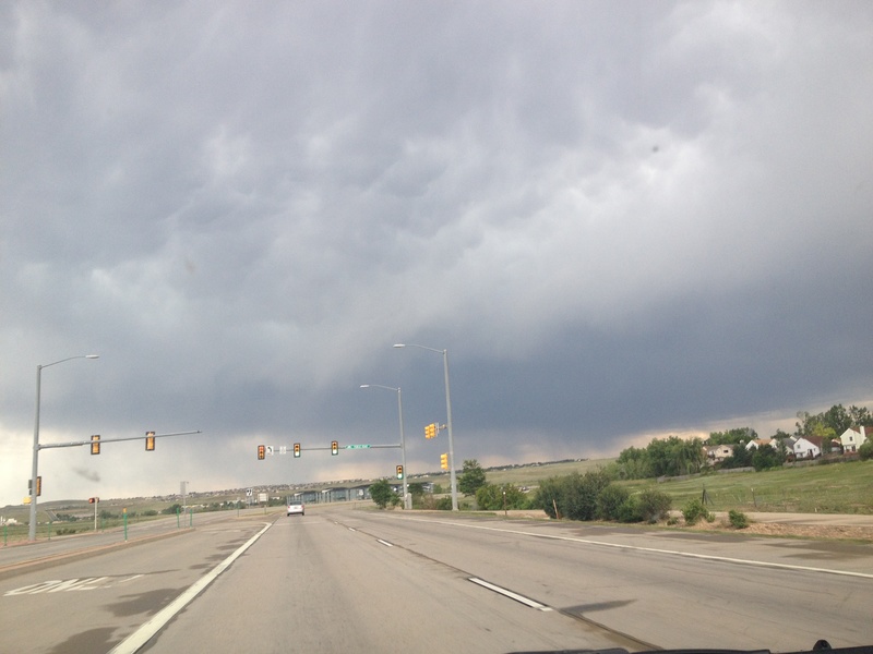 Lafayette, CO: Amazing storm clouds over HWY 287