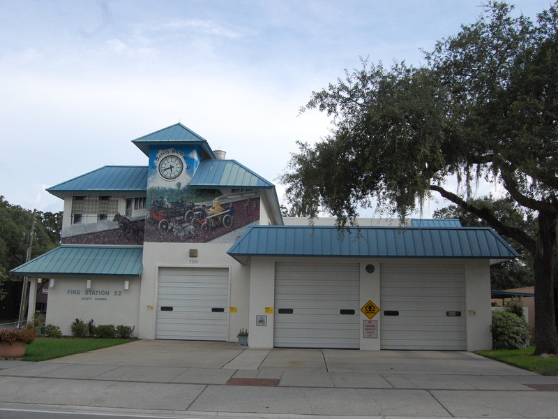 Safety Harbor, FL: The Fire Station,Safety Harbor,Florida,USA.