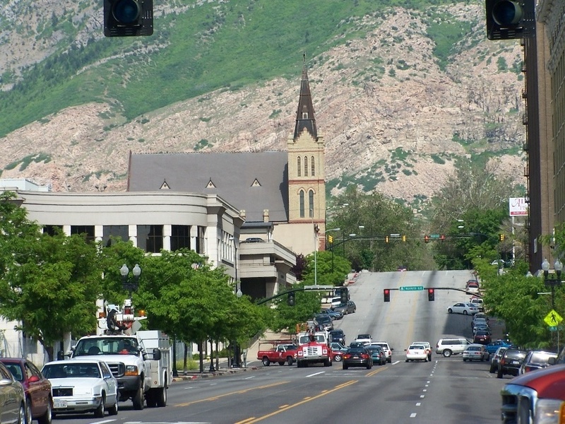 Ogden, UT : Saint Joseph's and the Wasatch Mountains (from 24th St. And