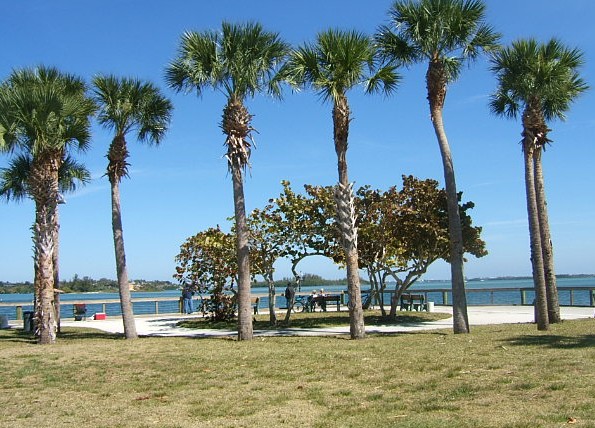 Stuart, FL: Sandsprit Park overlooking the St. Lucie Inlet in Stuart, FL
